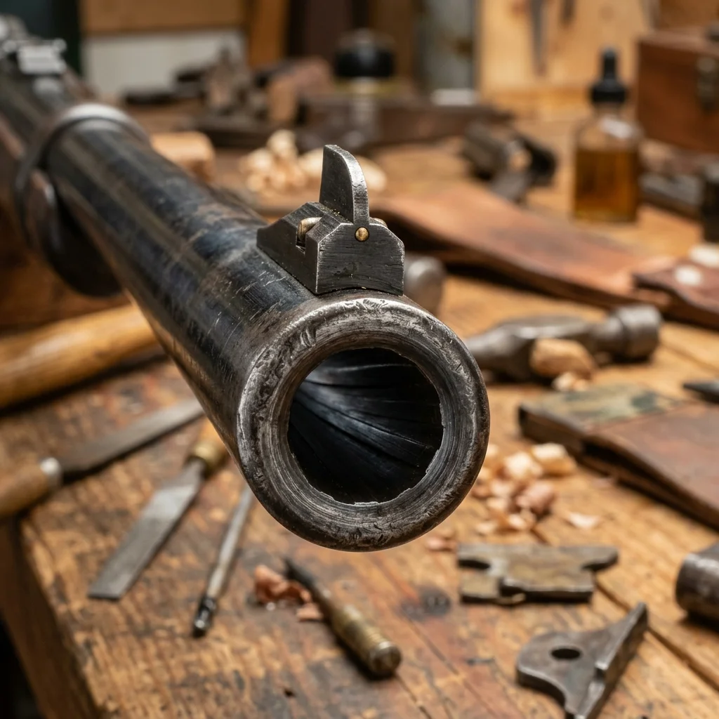 Mündung des Sharps-Gewehrs Detail